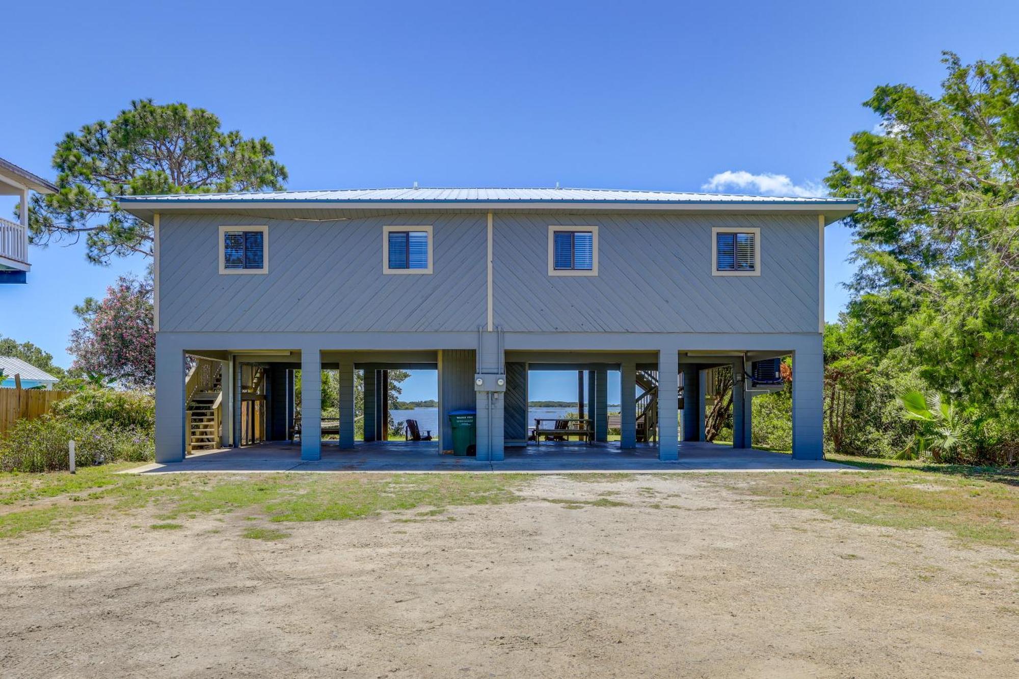 Waterfront Cedar Key Duplex Home Grill And Dock! Extérieur photo