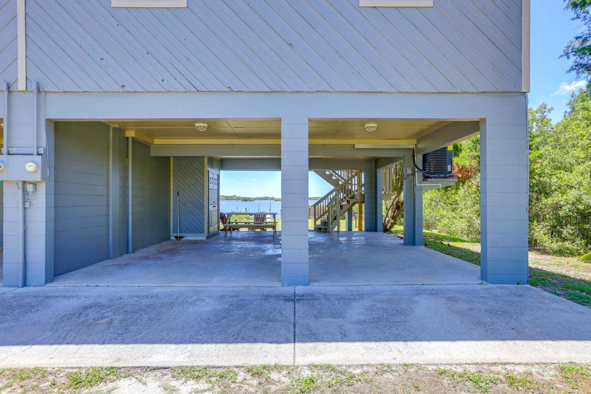 Waterfront Cedar Key Duplex Home Grill And Dock! Extérieur photo